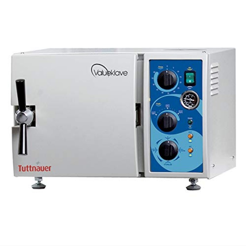 Tuttnauer 1730 Valueklave | Tamaño compacto y fácil operación | Autoclave ideal para oficinas pequeñas