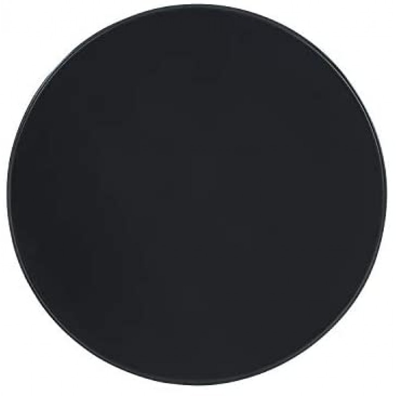 Mesa redonda con estante Powell Furniture, color negro