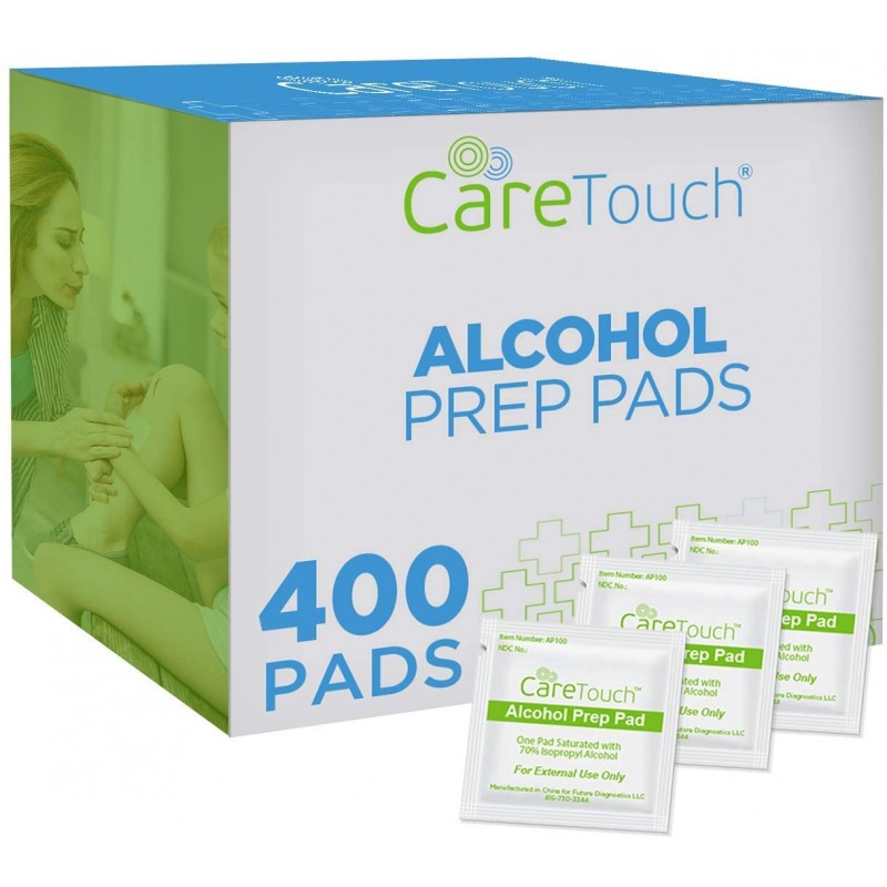Almohadillas de preparación con alcohol Care Touc...