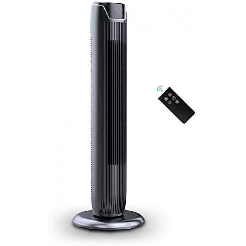 PELONIS FZ10-19JR Ventilador de torre, 36 pulgadas, negro