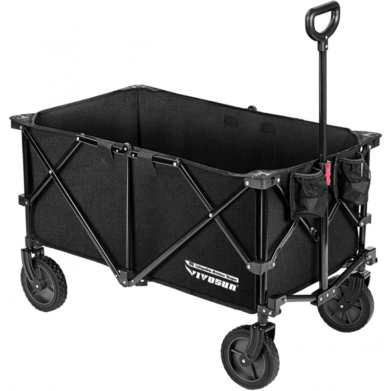 VIVOSUN Carro plegable resistente para acampar al ...