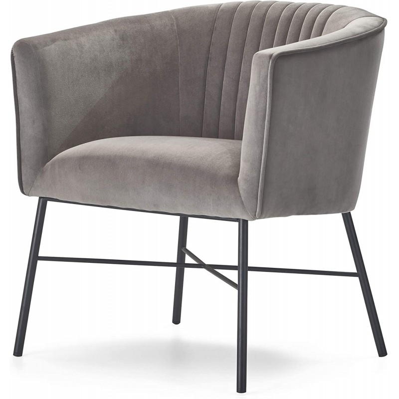 Adore Decor Leone - Silla tapizada de terciopelo c...