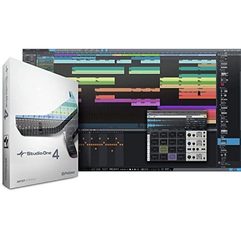 PreSonus Studio 24c 2x2 USB tipo C interfaz de audio/MIDI paquete de estudio con paquete de software Studio One Artist