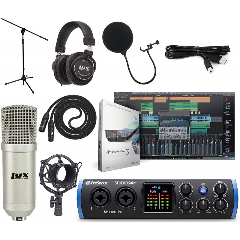 PreSonus Studio 24c 2x2 USB tipo C interfaz de aud...