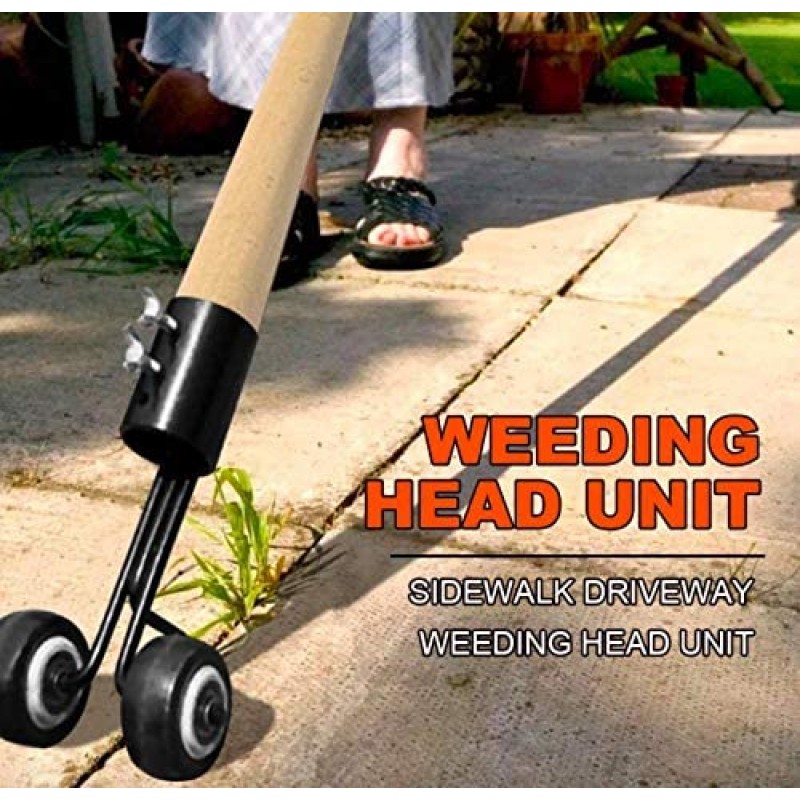 Herramienta extractora de malas hierbas para grietas y hendiduras Herramienta de desmalezado Extractor de malas hierbas Ayudante para el hogar Herramientas de jardín Levantarse Manual Weeder Herramienta manual-Gancho curvo