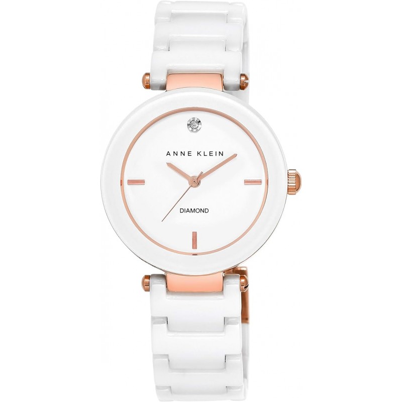 Anne Klein Women's Genuine Diamond Dial Bracelet P...