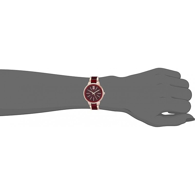 Reloj de pulsera de resina femenina de Anne Klein