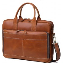 VC VINTAGE COUTURE Maletín de cuero para hombre B...