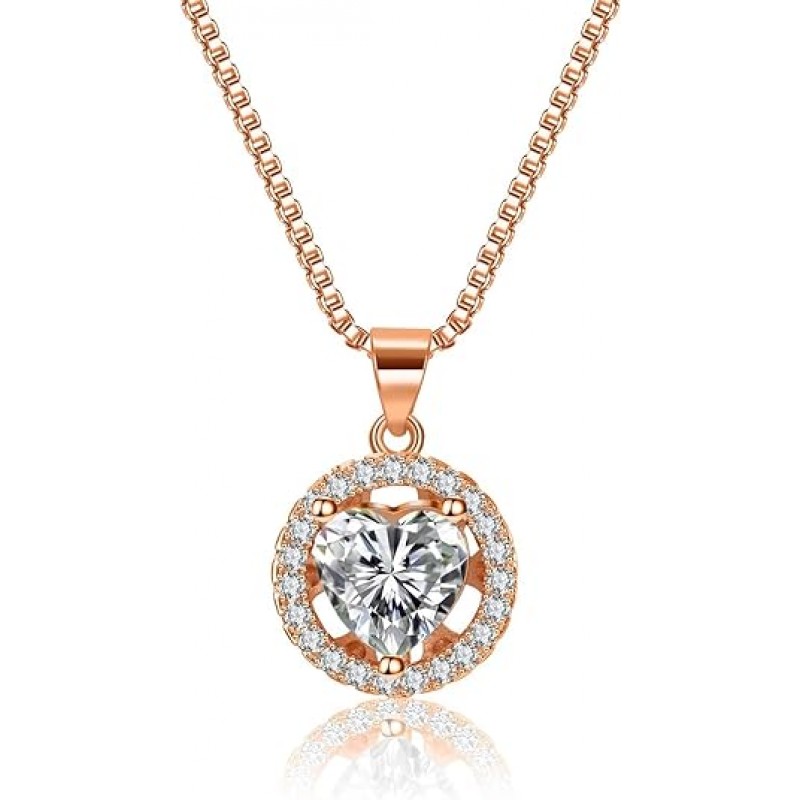 Conjuntos de Relojes Regalos para Mujer, Conjunto de Reloj de Oro Rosa, Collar, Pendientes, Pulsera, 4 Piezas, Conjunto de Joyas para Mamá, Esposa, Novia, Aniversario, Cumpleaños, Navidad, Regalos del Día de San Valentín